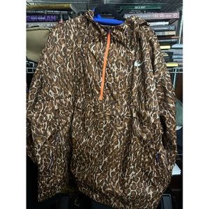 NIKE MENS 2XL REPEL CHEETAH PRINT TRACK JACKET AND TRACK PANTS RARE